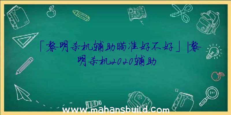 「黎明杀机辅助瞄准好不好」|黎明杀机2020辅助